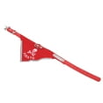 thumbnail image 4 of Adjustable PU Neck Fashion Accessory for Pets, Red, Size S Skull-Head Pattern Dog Collar Scarf Bienvenido, 4 of 8
