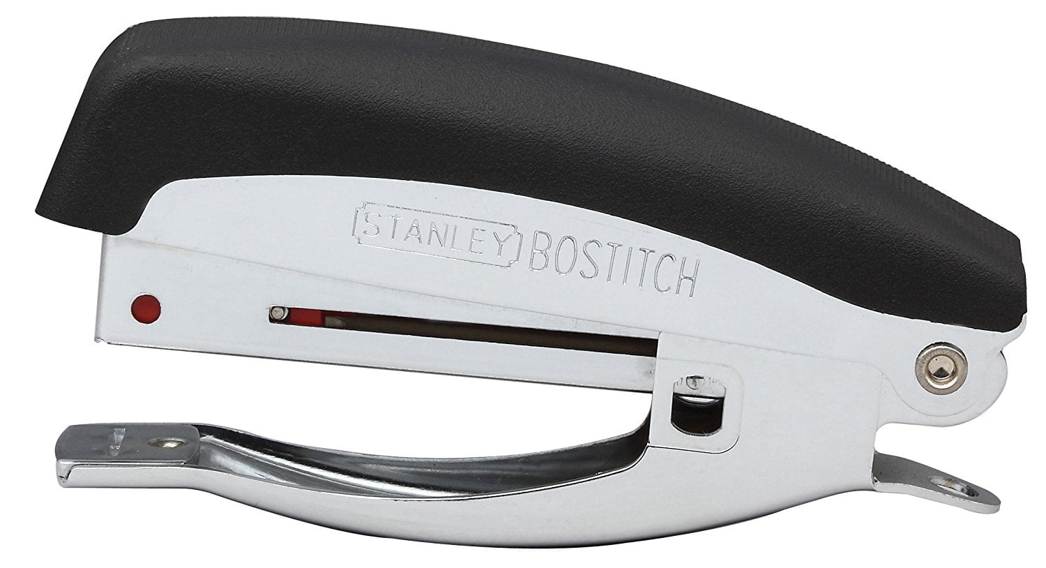 Bostitch Deluxe 20 Sheet Hand-Held Stapler with Anchor Hole ChromeBlack 42100 