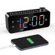 thumbnail image 1 of Digital Alarm Clock for bedrooms Loud Bedside Digital Clock with FM Radio, 1 of 5
