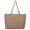 Khaki, variant on TAIAOJING Women Tote Bag Ladies Fashion Solid Color Leather Diamond Bag Zipper Metal Chain Shoulder Strap Shoulder Bag Handbag