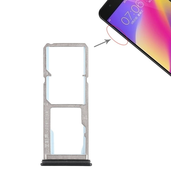 For Vivo Y69 2 x SIM Card Tray Micro SD Card Tray