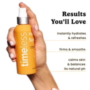 Timeless Skin Care HA Matrixyl 3000 with Orange Spray - Skin Mist with Hyaluronic Acid - Fragrance-Free Hydrating Face Spray - Soothing Matrixyl Skin Care Mist - 4 fl oz