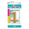 thumbnail image 1 of Velas de Cumpleaños Granmark No. 1 Dorada, 1 of 4