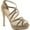 Taupe Polyurethane, variant on Touch Ups Womens Corri Heeled Sandal