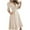 Khaki, variant on IROINNID Formal Dress for Women Wedding Guest Evening Party Formal Dress Loose Bandage Half Sleeve Solid V-Neck Ankle-Length Dress,Black