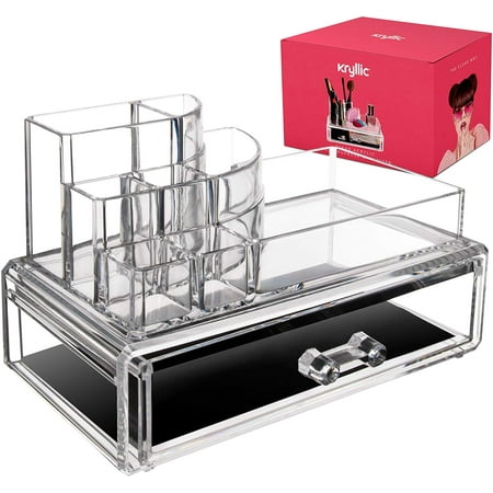 Acrylic Countertop Storage Makeup Organizer Womens Nail Polish