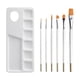 thumbnail image 4 of 7 piezas de pinceles de pintura de artista, accesorios, pincel de pintura de acuarela, juego de bolígrafos para principiantes, 4 of 9