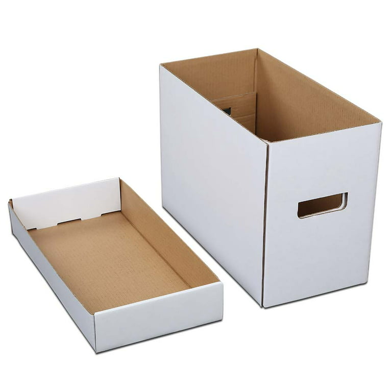 Comic Book Storage Boxes, 15.35 X 7.8 X 12.2 Collapsible Comic Book Case