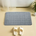 thumbnail image 3 of PYPESEEWY Warehouse Memory Foam Bath Mat Rug Ultra Soft and Non-Slip Bathroom Rugs Alfombras De Peluche Luxury Bath Rugs Yellow and Gray Bathroom Rug Bathroom Rugs Boho Quick Dry Bath Mats, 3 of 5