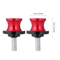 thumbnail image 2 of WHAMVOX Aluminum Alloy Motorbike Lifting Screw Red Frame Nail for Motorcycle with High Durability, 2 of 7