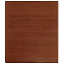 Bamboo Roll-Up Chairmat, 60" x 48", no lip