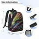 thumbnail image 5 of Disketp Colorful Dragon Head Profile Mochila Escolar de 15 Pulgadas, Mochila Ligera para Estudiantes, Viajes y Trabajo, Cómoda y Resistente para el Uso Diario, 5 of 6
