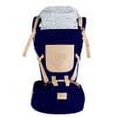 thumbnail image 3 of Portabebés ergonómico 9 en 1, portabebés para el estómago, portabebés para la espalda, 4 posiciones de transporte para recién nacidos, color azul oscuro, 3 of 5