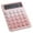 Pink, variant on Stylish Candy Calculator With 12Digit Display, Comfortable Round Key Keypad Calculator for Girls, Women, and Ladies