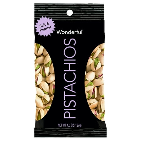 UPC 014113910293 product image for Wonderful Salt & Pepper Pistachios, 4.5 oz | upcitemdb.com