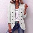 thumbnail image 3 of Szhihuiw Women's Cardigan Sweaters Fall Business Casual Tops Lightweight Long Sleeve Button Up Cardigans Fashion Sweaters for Women Trendy, 3 of 9