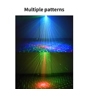 DJ light Disco party light USB 8pin multi pattern remote control sound controlled strobe light Starry sky projection light Home atmosphere light Karaoke Club Camping Decoration light