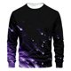 thumbnail image 1 of Sudadera sin capucha para hombre, informal, a la moda, con cuello redondo, estampado, de manga larga, 1 of 4