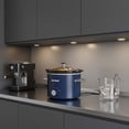 thumbnail image 3 of Sunvivi 2QT Small Slow Cooker with Removable Ceramic Pot, 3 Heating Settings - Blue, 3 of 6