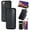 Black, variant on T-Mobile REVVL V+ 5G Case, PU Leather TPU Wallet Cover with Card Holder Kickstand Hidden Magnetic Adsorption Shockproof Flip Folio Cell Phone Case for T-Mobile REVVL V+ 5G, Green