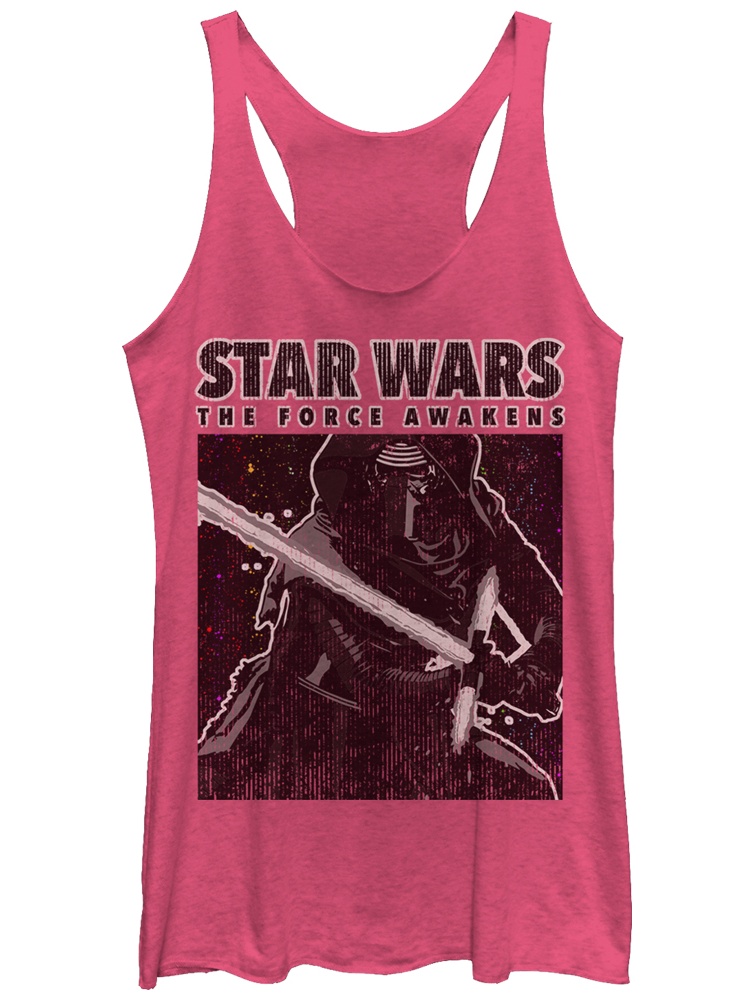 Fifth Sun - Star Wars The Force Awakens Women's Kylo Ren Distressed ...