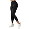 thumbnail image 4 of Pincandy Women's High Waist Yoga Pants - Long Length, Tummy Control, High Stretch with Pockets for Workout & Yoga, 4 of 7
