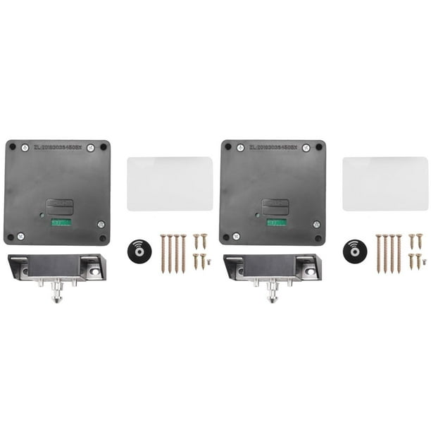 2X Cerradura de Puerta de Madera Inteligente Cerradura Electrónica Sin Llave Tarjeta IC TTlock App Desbloqueo Gabinete Locker Muebles Cajón Cerradura