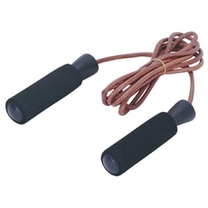 Sunny Health & Fitness Leather Durable Weighted Jump Rope -NO.