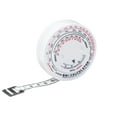 thumbnail image 2 of Teissuly 150cm Automatic Telescopic Tape Measure Human Body Measurements Measuring Tape, 2 of 9