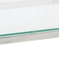 thumbnail image 6 of vidaXL Console Table Side End Table Silver Stainless Steel and Tempered Glass, 6 of 9