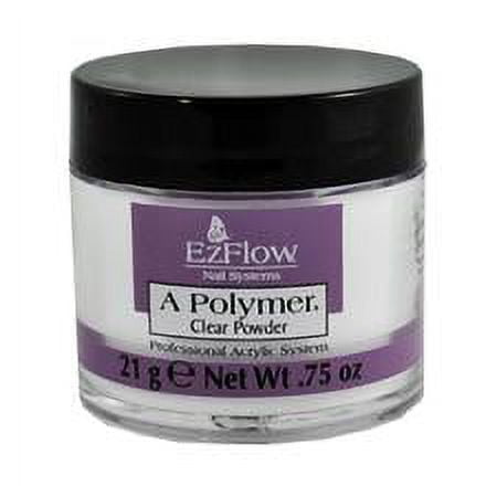 Ezflow Professional Nail Acrylic Powder - Clear 0.75oz