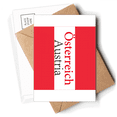 thumbnail image 1 of Austria Country Text English National Postcards Envelopes Blank Note Cards Mailing, 1 of 4