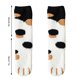 thumbnail image 4 of Qarigey calcetines bonitos para mujer dibujos animados gato pata invierno Coral vellón terciopelo grueso hogar cálido calcetines para dormir Type3 NO3, 4 of 6