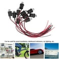 thumbnail image 3 of 10Pcs High Brightness  With  Diode LED Diode Light 12V Pilot Light Indicator LED Indicator Light For Car Boat, 3 of 8