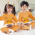 thumbnail image 1 of Spiderman Marvels Conjunto de pijamas para niños Otoño e invierno Franela Cálida engrosada Traje de servicio a domicilio para niñas Niños Pijamas para bebés8 altura 95-105 cm Gao Jinjia LED, 1 of 2