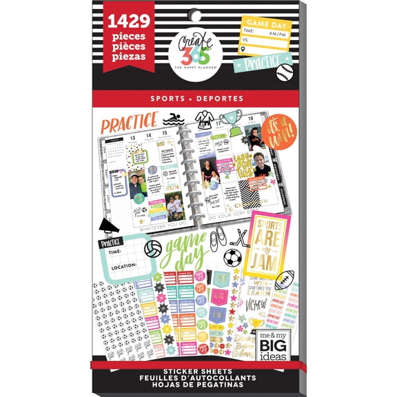 Happy Planner Sticker Value Pack-Sports, 1429/Pkg