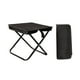 thumbnail image 1 of Silla portátil, minitaburete plegable para acampar, asiento para adultos, silla compacta Negro Grande, 1 of 9