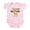 Petal Pink, variant on CafePress - Little Bro Giraffe Body Suit - Baby Light Bodysuit, Size Newborn - 24 Months
