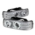 thumbnail image 2 of Spyder Chevy Silverado 1500/2500 99-02 / Chevy Silverado 3500 01-02 / Chevy Suburban 1500/2500 00-06 / Chevy Tahoe 00-06 Projector Headlights - CCFL Fits select: 1999-2002 CHEVROLET SILVERADO, 2 of 2