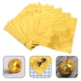 thumbnail image 4 of 100 piezas de embalaje de alimentos, láminas de aluminio, envoltura de caramelo de boda, papel de embalaje de té de chocolate para el hogar, tienda de oro, 4 of 7