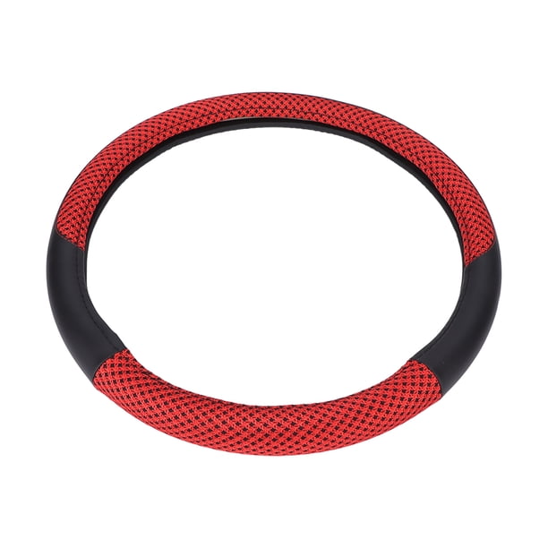 Funda para volante, funda para volante de coche de 15 pulgadas, funda para volante de cuero, funda para volante de alta capacidad