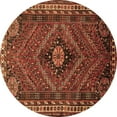 thumbnail image 1 of Ahgly Company Indoor Round Persian Brown Traditional Area Rugs, 5' Round, 1 of 4
