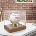 thumbnail image 6 of Display Zone Gold Glove Baseball Display Case Holder – Clear Homerun Cube Keepsake Box for Signed, Autograph, and Game Balls, 6 of 7