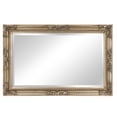 thumbnail image 4 of Tyler Dillon Warm Silver Rectangular Beaded Texture Wood Framed Wall Mirror - 36"H x 24"W, 4 of 8