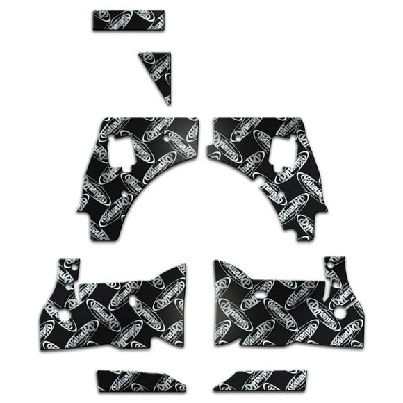 Fits 1994-2004 Ford Mustang Dynamat Sound Dampening Kit XFO M4 U Xtreme; Under Rear Seat Kit; 1/16 Inch Thickness; Butyl Rubber With Aluminum Constraining Layer; Custom Cut