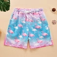 thumbnail image 3 of 5-16Y Kids Teens Boys Swim Trunks with Compression Liner Double Layer Beach Surf Swim Shorts Quick Dry Boxer Brief Swimwear Bottoms, 3 of 8