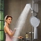thumbnail image 4 of Cabezal de ducha de lluvia de alta presión, potente rociador corporal de mano, función de filtro, baño moderno, para uso doméstico, flujo de agua limpio, acabado de acero inoxidable, ducha de lujo, 4 of 8