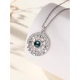 thumbnail image 4 of TANGPOET S925 Necklace Gift for Wife Compass Jewelry Tahitian Black Pearl Necklace Women Anniversary Sterling Silver I'd be Lost without You, 4 of 5