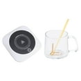 thumbnail image 2 of Calentador de tazas Macarena Ador de tazas Vidrio templado Resistente al agua Temperatura constante, 2 of 8