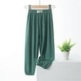 thumbnail image 2 of GERsome Baby Wide Leg Pants Soft Ice Silk Harem Pants for Boys Girls, 2 of 4